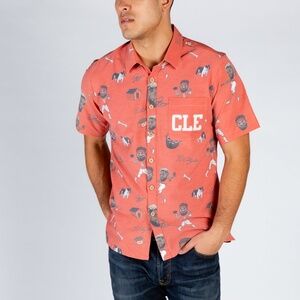 NWT Shinesty x NFLPA Odell Beckham Jr. & Baker Mayfield Hawaiian Shirt